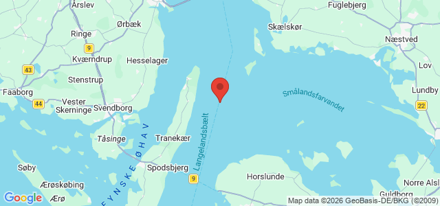 Kort over Nordstrand KR100