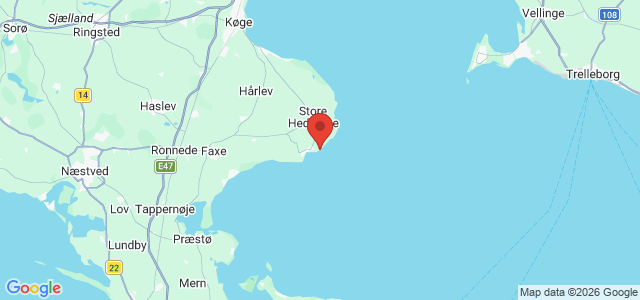 Kort over Boesdal Kalkbrud Stevns