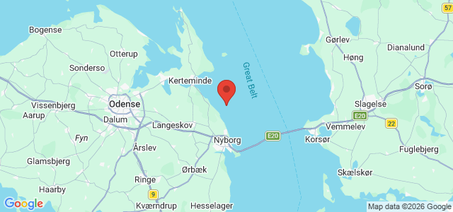 Kort over Ingrid M/S