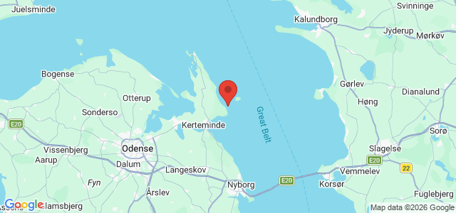 Kort over Måle Strand