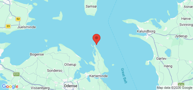 Kort over Horse Klint