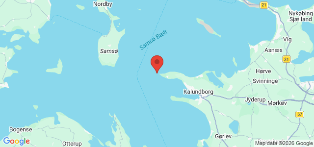 Kort over Røsnæs Rev