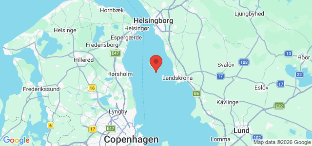 Kort over Ven, 10 meter toppen, Øst