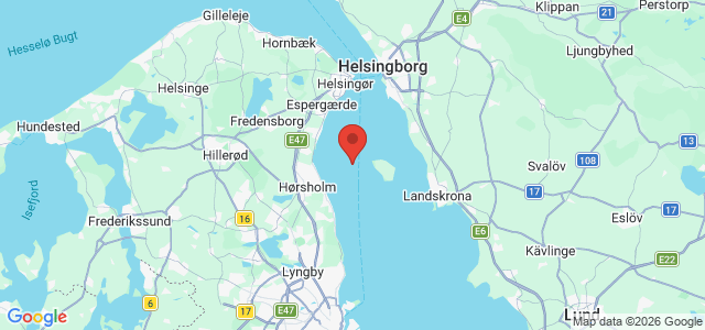 Kort over Ven N.V. skrænten fiskeplads