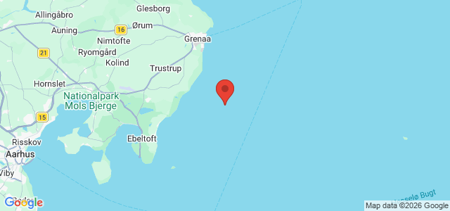 Kort over Søren Sandholm