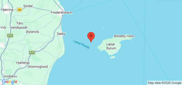 Kort over Tordenskjold M/S