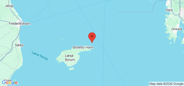 Kort over Grethe M/S