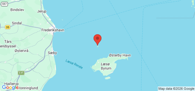 Kort over Læsø Nordre Rønner