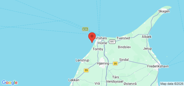 Kort over Tornby Stenrev