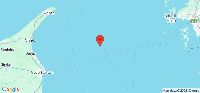 Kort over Dorethe eller et hold