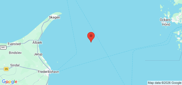 Kort over Trawlhold/vrag