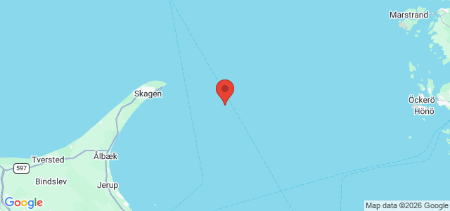 Kort over Volturnus S/S