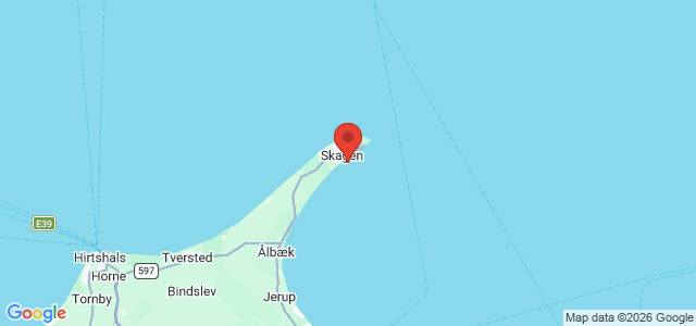 Kort over Skagen Havn Stensætning