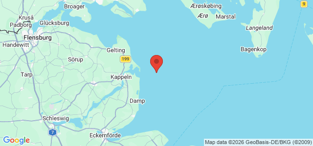 Kort over R-Boot 222