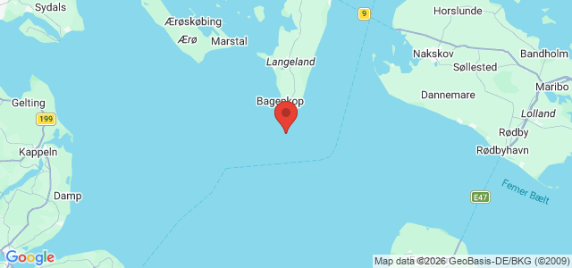 Kort over Charlotte M/S