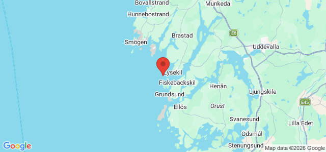 Kort over Byxeskören NØ, Lysekil