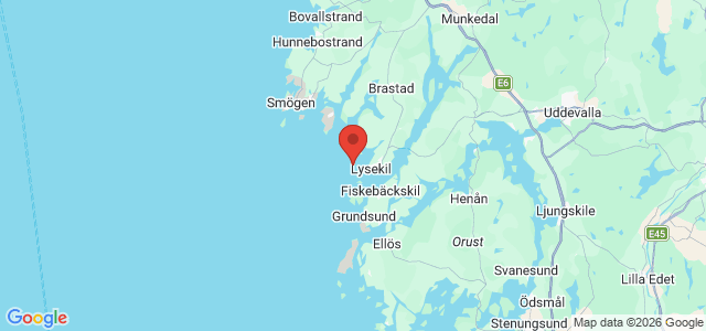 Kort over Lysekil Havn Vrag