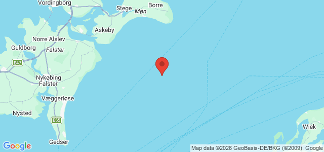 Kort over Agersø M/S