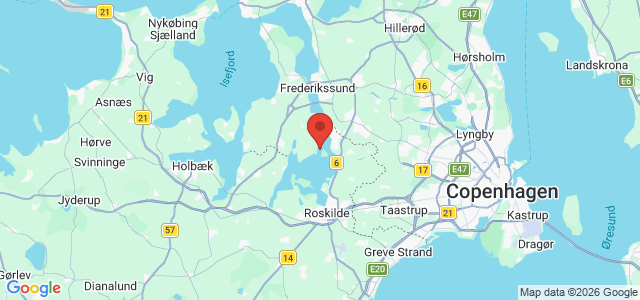 Kort over Vrag. Roskilde Fjord. Eskilsø W.