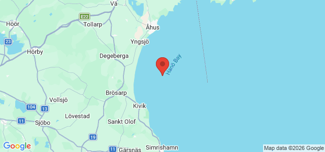 Kort over Fiskefartøj Eystrasalt