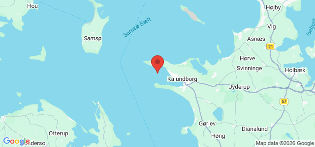 Kort over Vrag. Kalundborg Fjord