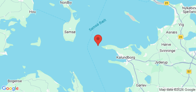 Kort over Vrag. Røsnæs Puller SSW
