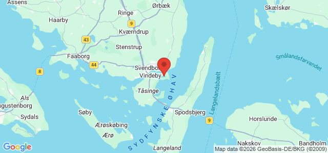 Kort over Vrag. Thurø Bund