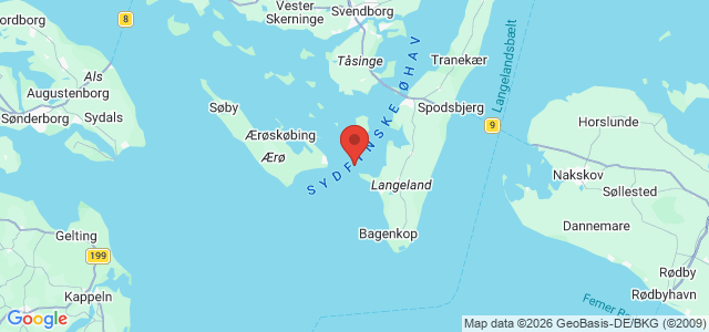 Kort over Vrag ved Storeholm (Ristinge/Langeland)