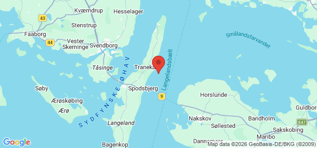 Kort over Pallas S/S