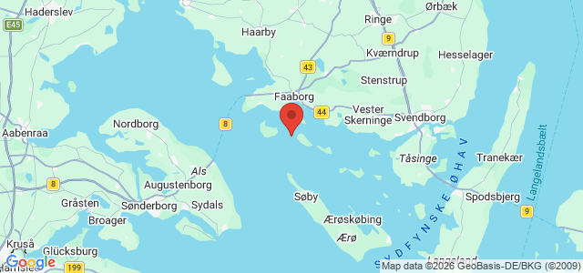 Kort over Astraea Van Groningen