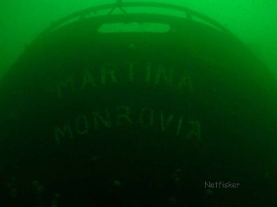 Martina M/T, agterskibet