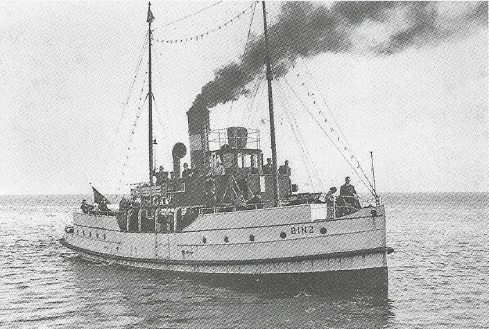 Binz
Hjælpeskib 'Führerboot-A-'
Kilde: Bubblewatcher – https://www.bubblewatcher.de/binz/