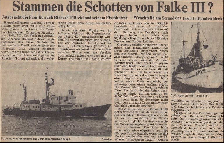 Avisartikel. Kilde: Bubblewatcher – https://www.bubblewatcher.de/fk-falke-iii/