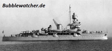 Let krydser Niels Juel 1923-1943. Kilde: Bubblewatcher – https://www.bubblewatcher.de/nordland/