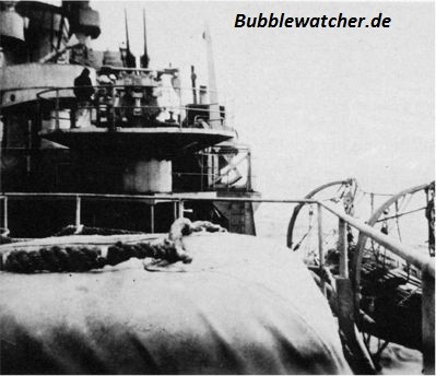 15 cm-kanon fra Nordland i 'Spærrebatteri Friedrichshafen' (Bangebro Fortet). Kilde: Bubblewatcher – https://www.bubblewatcher.de/nordland/