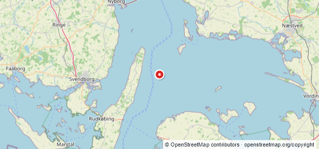Kort over Nordstrand KR100