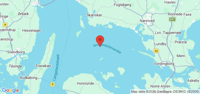 Kort over Ellen Bønnerup