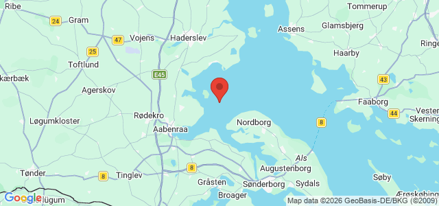 Kort over Bjørn A 365
