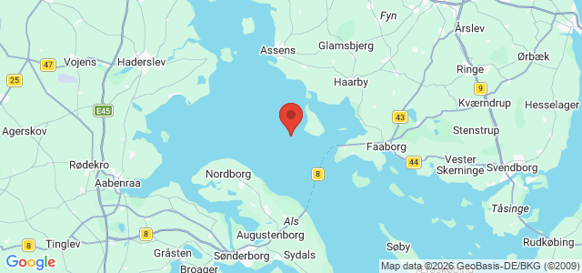Kort over Kaj S/S