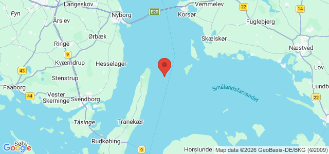 Kort over Kaleva S/S