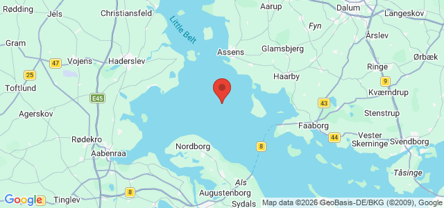 Kort over Ternen HV 42