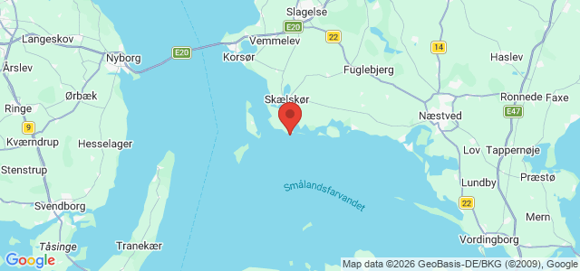 Kort over Clara M/S