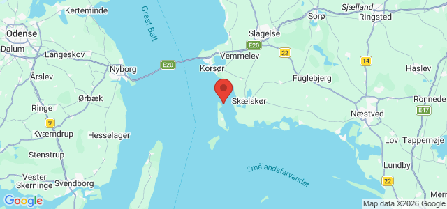 Kort over Egholm (Aggersø Sund)