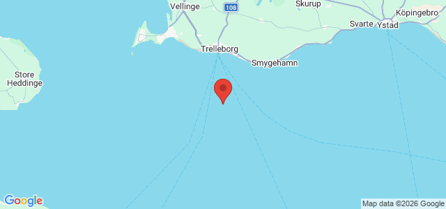 Kort over Etna M/S