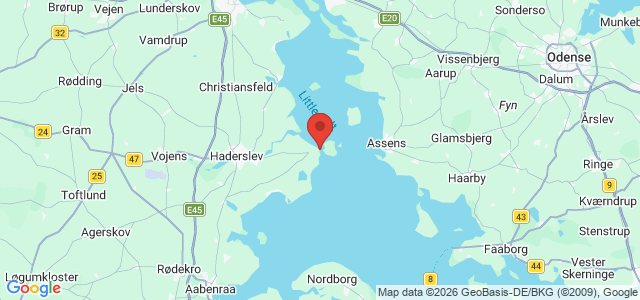 Kort over Ubåd