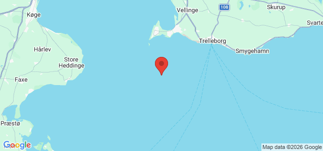 Kort over Runø S/S