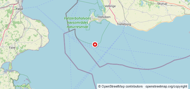 Kort over Runø S/S