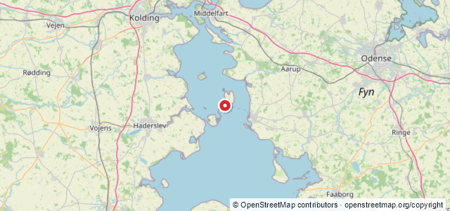 Kort over Baagø