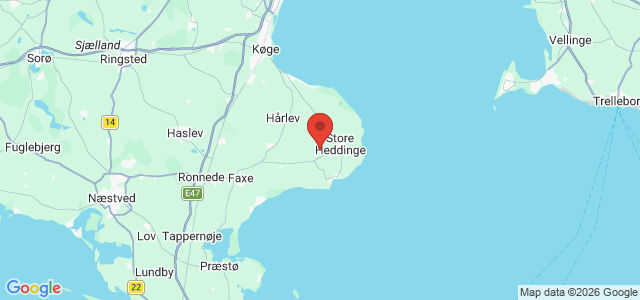 Kort over Fjeldbo M/S
