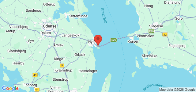 Kort over Opfyldningen, Nyborg